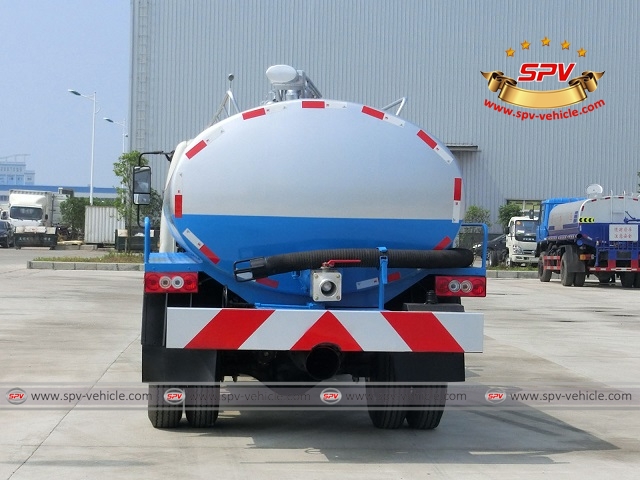 One more liquid waste disposal truck Foton (10,000 liters) shipping to Ethiopia 1d